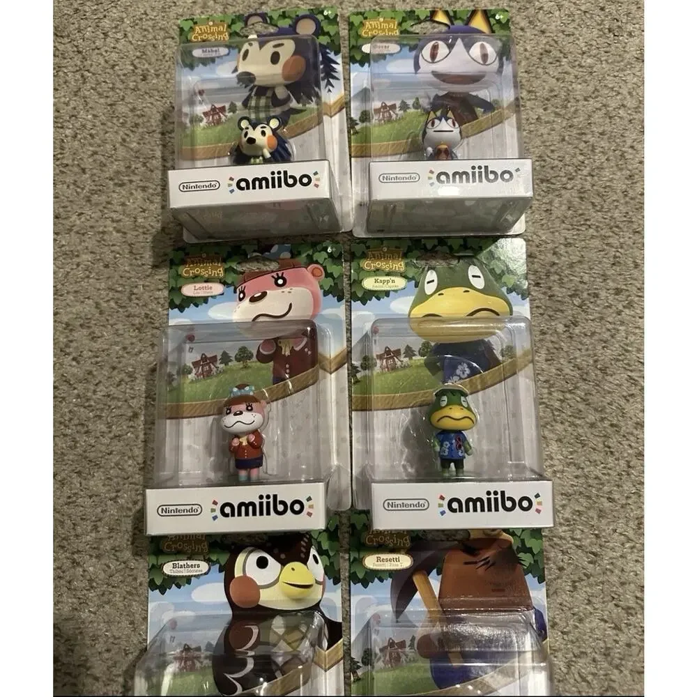 Animal Crossing New Horizons & Festival 7 Lot Amiibo Amiibos New In Box